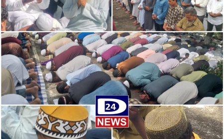 मुस्लिम बांधवांनी केली पाऊसासाठी  विशेष दुवा...उद्याही विशेष नमाजचे आयोजन