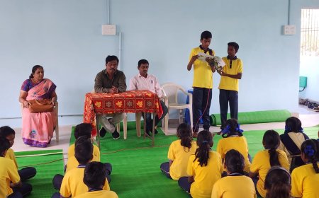 मनपा केंद्रीय प्राथमिक विद्यालय प्रियदर्शनी येथे चला वाचूया स्वतःला घडवूया उपक्रम