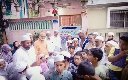 बारी काॅलनीतील मदनी मोहल्ला बालवाचनालयाचे उद्घाटन...!