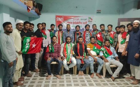 जालन्यात एसडीपिआयची इंट्री, विधानसभा अध्यक्ष व विविध पदाधिकारी नियुक्त