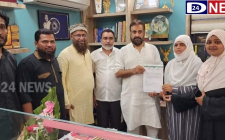 फिरदौस फातेमा एमआयएम महिला विंगच्या जिल्हाध्यक्ष पदी निवड