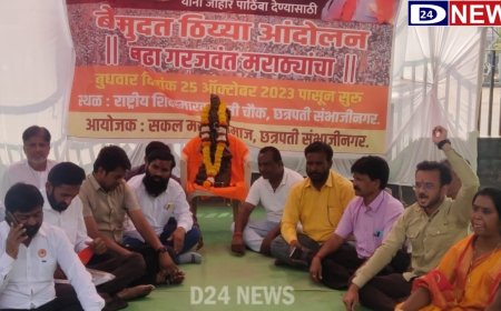 मराठा आंदोलक अक्रामक, जरांगे पाटील यांच्या उपोषणाला पाठिंबा देण्यासाठी ठिय्या आंदोलन सुरू