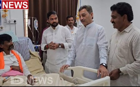 छत्रपती संभाजी महाराज यांनी घेतली मनोज जरांगे पाटील यांची भेट