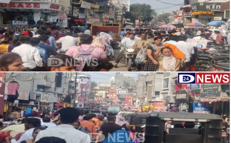 दिपावली खरेदीचा सुपर संडे, वाहतूक कोंडी कायम