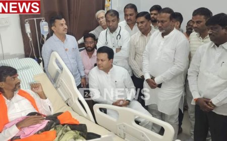 मनोज जरांगे पाटील यांची माजीमंत्री अमित देशमुख यांनी घेतली भेट