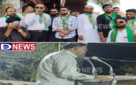 AIMIM ची टीम ब-हानपूरच्या निवडणूक प्रचारात, प्रचारात उत्साह, मतदारांचा प्रतिसाद