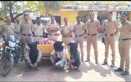तीन तासांत पाठलाग करुन गंगापूर पोलिसांनी पकडले तीन कटकट गेट येथील चोरटे