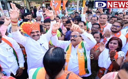 अतुल सावे व संजय केनेकर थिरकले, पुंडलिकनगर येथे जल्लोष