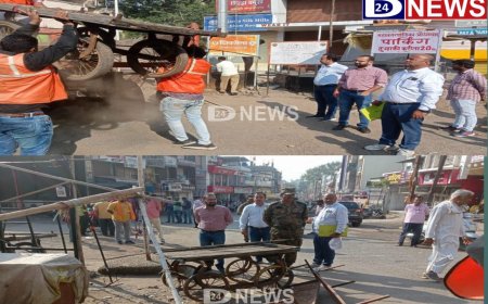 गुलमंडी परिसरातील अतिक्रमणे निष्कासित...!