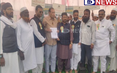 मांडकीत इमाम मौज्जन काॅलनीसाठी जागा उपलब्ध करून देण्यासाठी केले धरणे आंदोलन