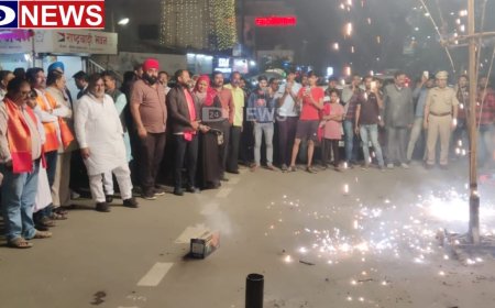 फटाक्यांची आतिषबाजी, कंबल वाटप, अन्नदान करत ख्रिसमस उत्साहात साजरा