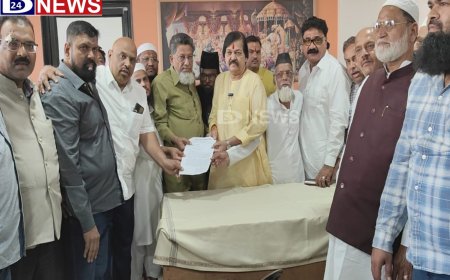 हज हाऊसचे उद्घाटन लवकर करण्याची मागणी, आमदार प्रदीप जैस्वाल यांना निवेदन