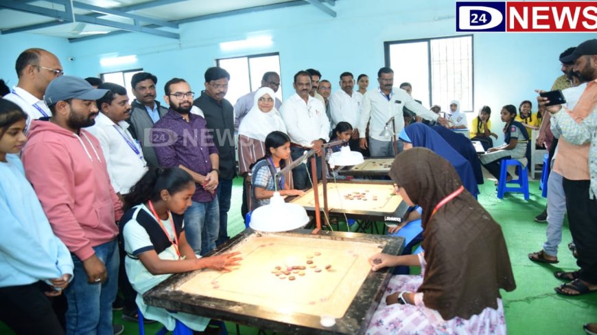 महापालिकेच्या वर्धापनदिन दिनानिमित्त विद्यार्थ्यांच्या आंतरशालेय कॅरम स्पर्धा थाटात