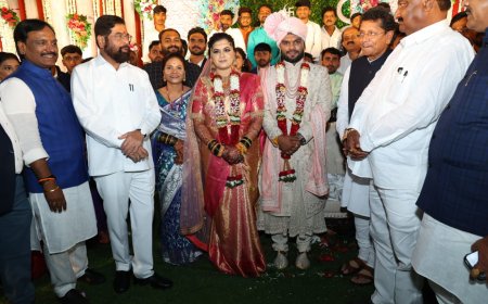 शाही विवाह सोहळ्यात मुख्यमंत्री, उपमुख्यमंत्री, मंत्री, शिवसेना पक्षप्रमुख
