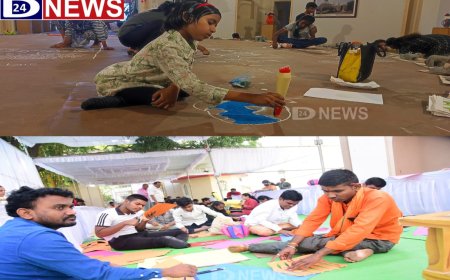 दिव्यांगांनी दाखवले आपले कलाविष्कार...!