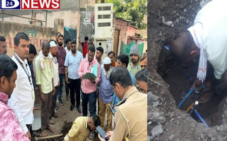 बारुदगर नाला येथील 39 अनाधिकृत नळ तोडले...! गुन्हे दाखल होणार