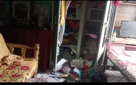 घरफोडी करणा-या चोरट्याला गावकऱ्यांनी चोपले, ग्रामीण पोलिसांनी केली अटक, दोन फरार