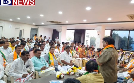 तयारी लोकसभेची, भाजपाचे गाव चलो अभियान बैठक संपन्न