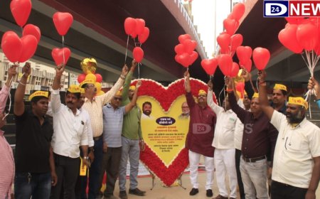 व्हॅलेंटाईन डे निमित्ताने महात्मा फुले समता परिषदेने मुख्यमंत्री यांना पाठवला प्रेमाचा संदेश