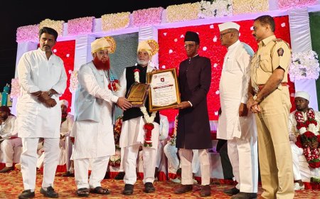 हाजी इसा कुरेशी यांना समाजभूषण पुरस्कार...!