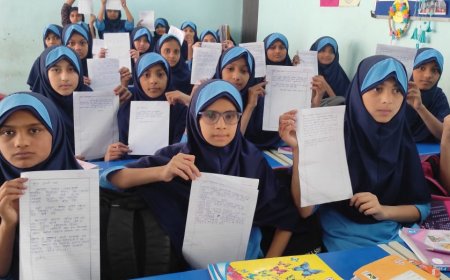 मनपाच्या किराडपूरा शाळेत मतदार जनजागृती, काढली भव्य रैली