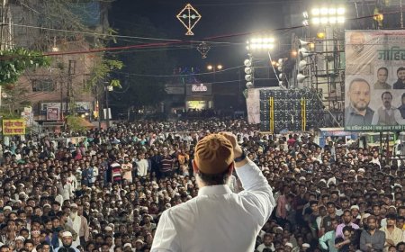 मशालची आग विझवण्यासाठी एकजूट दाखवा- बॅ.असदोद्दीन ओवेसी