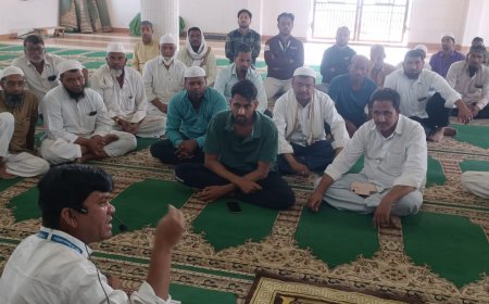 अंभईत मतदार जनजागृती कार्यक्रमास जनतेचा प्रतिसाद