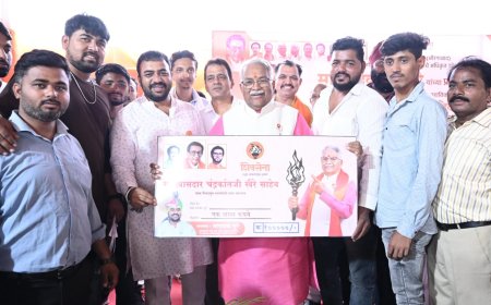 सर्वसामान्य शेतकरी पुत्राची प्रचारासाठी चंद्रकांत खैरे यांना एक लाखाची मदत