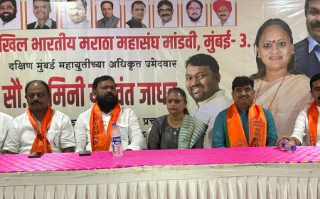 मुंबईत संजय केनेकर यांचा प्रचाराचा झंझावात सुरू...! यामिनी जाधव यांच्या प्रचारानिमित्त घेतली बैठक