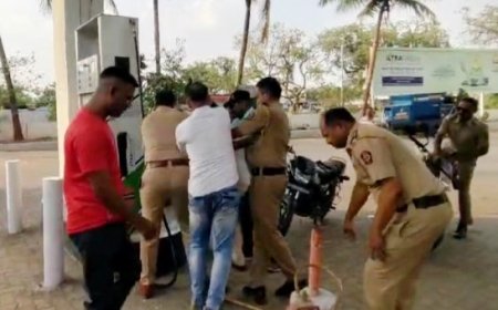 खुलताबाद रोडवर पेट्रोल पंपाची तोडफोड, 8 जणांवर गुन्हा दाखल