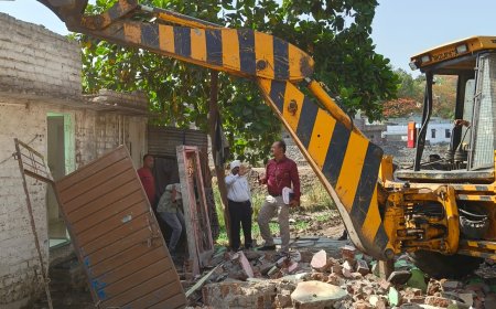 कमल तलावातील सहा मालमत्तांचे अतिक्रमण जमिनदोस्त