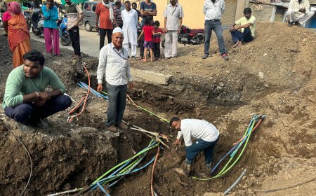 भावसिंगपूरा भागात मुख्य जलवाहिनीवरील 159 अनाधिकृत नळ खंडित...!