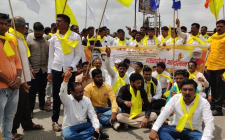 हाके आणि वाघमारे यांच्या समर्थनार्थ झाल्टा फाटा येथे ओबीसी समाजाच्या वतीने रास्ता रोको आंदोलन...!