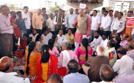 गुंठेवारीच्या विरोधातील लाक्षणिक उपोषणाला पाठिंबा, खैरेंनी घेतली भेट