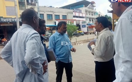 कटकट गेट, चेलीपूरा येथील ईनिमी प्राॅपर्टीचे केली अधिका-यांनी पाहणी...!