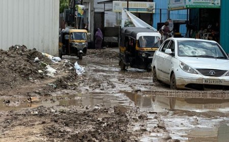 हिना नगरच्या नागरीकांना रस्त्यावरुन चालताना मरणयातना भोगावे लागत आहे, प्रशासकांना भेटले रहीवाशी