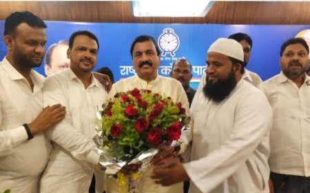 मुजीब पटेल अजित पवार गटात, मिळाले प्रदेश सचिव पद