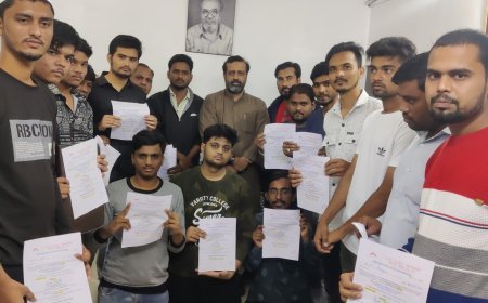 युवकांना खाजगी कंपनीत नोकरीचे नियुक्तीपत्र वाटप, हिशाम उस्मानी यांच्या प्रयत्नांना यश...!