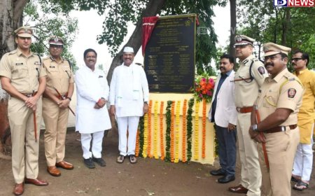 पोलिस दलास अद्ययावत साधन सामुग्री उपलब्ध करून देण्यासाठी नीधीची कमतरता पडू देणार नाही - पालकमंत्री अब्दुल सत्तार