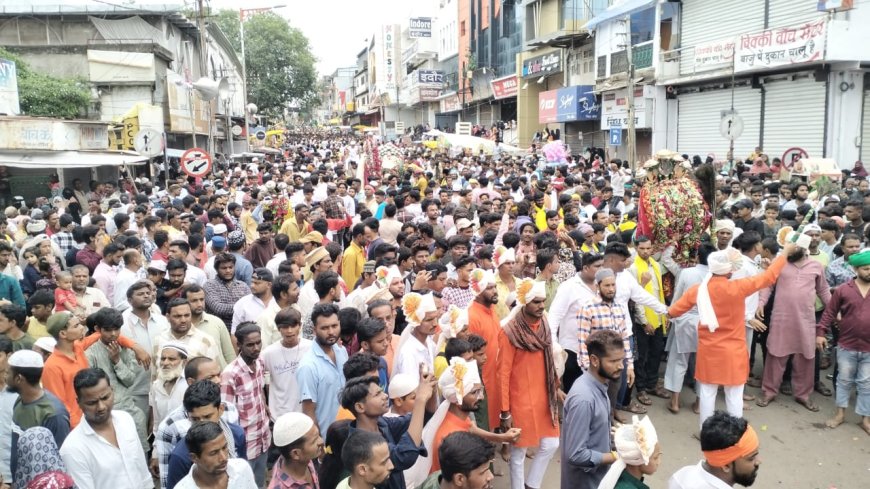 शहरात मोहर्रम उत्साहात साजरा, शिया बांधवांच्या वतीने मातमी जुलूस...!