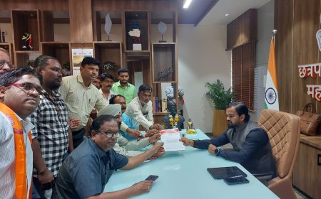 शहरातील पाण्याच्या पाईपलाईनचे काम निकृष्ट दर्जाचे होत असल्याचा मनसेचा आरोप, मनपा प्रशासकांना दिले निवेदन