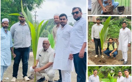 प्रोफेसर शेख अब्दुल रहेमान सर यांच्या स्मरणार्थ केले वृक्षारोपण