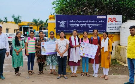 खुलताबाद तालुक्यात टवाळखोरांवर दामिनी पथकाची कारवाई...!