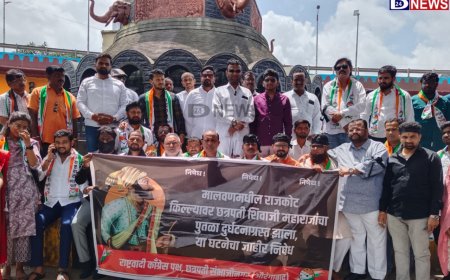 राष्ट्रवादी अजित पवार गटाकडून क्रांतीचौकात केले मुक आंदोलन
