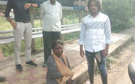 जिल्हाधिकारी कार्यालयासमोर दिव्यांग महीलेचा मोबाईल हिसकावला, जागरूक युवकांनी मिळवून दिला मोबाईल