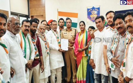 नितेश राणे यांच्या विरोधात रासूका अंतर्गत कारवाई करण्याच्या मागणीसाठी काँग्रेसची तक्रार