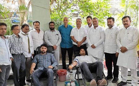 पूर्व विधानसभा मतदारसंघात काँग्रेसने घेतले मेगा ब्लड डोनेशन कॅम्प, शेकडो तरुणांनी केले रक्तदान