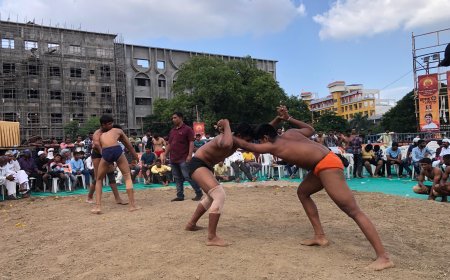 मल्लांनी रंगवला जिल्हा गणेश महासंघाच्या कुस्तीचा आखाडा