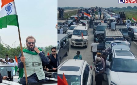 समृध्दिमार्गे इम्तियाज जलील यांची तिरंगा रॅली मुंबईकडे रवाना, शेकडो गाड्यांचा ताफा निघाला