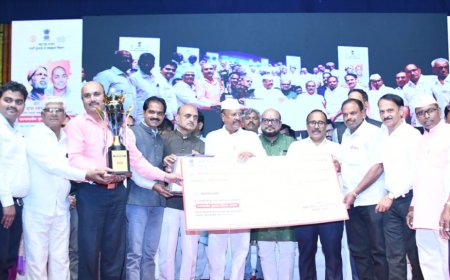 संत गाडगेबाबा ग्रामस्वच्छता अभियान पुरस्कार वितरण सोहळा